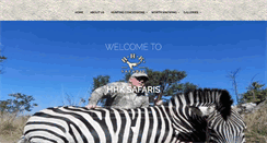 Desktop Screenshot of hhksafaris.com